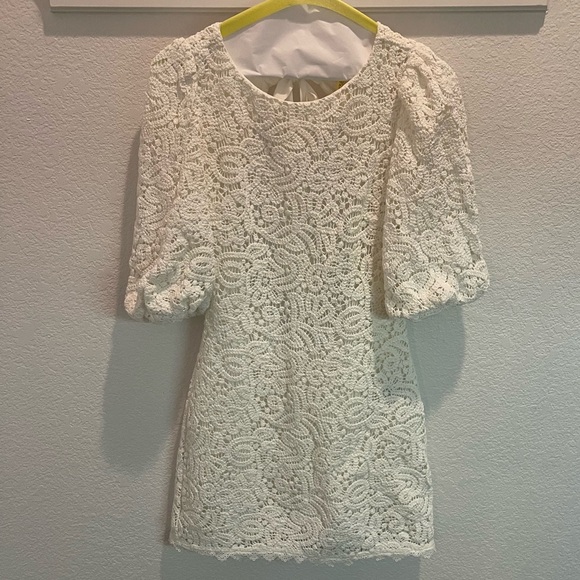 x REVOLVE Patrizia Mini Dress in Ivory - Picture 4 of 5